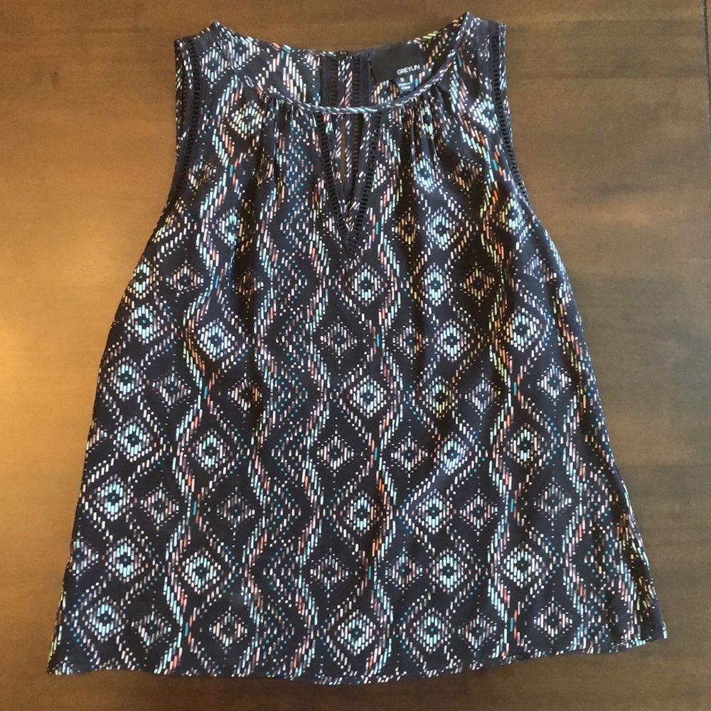 Greylin Silk Top